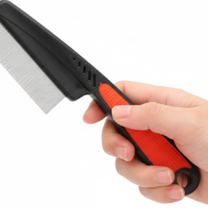 Buy 2 Stainless Steel Pet Flea Comb - Professional Tear Stain Remover & Grooming Tool for Cats & Dogs (Multi-Color)